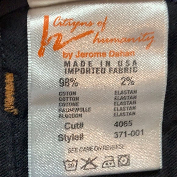 Citizens of Humanity Denim Maternity Skirt Sz 31 - Picture 8 of 9